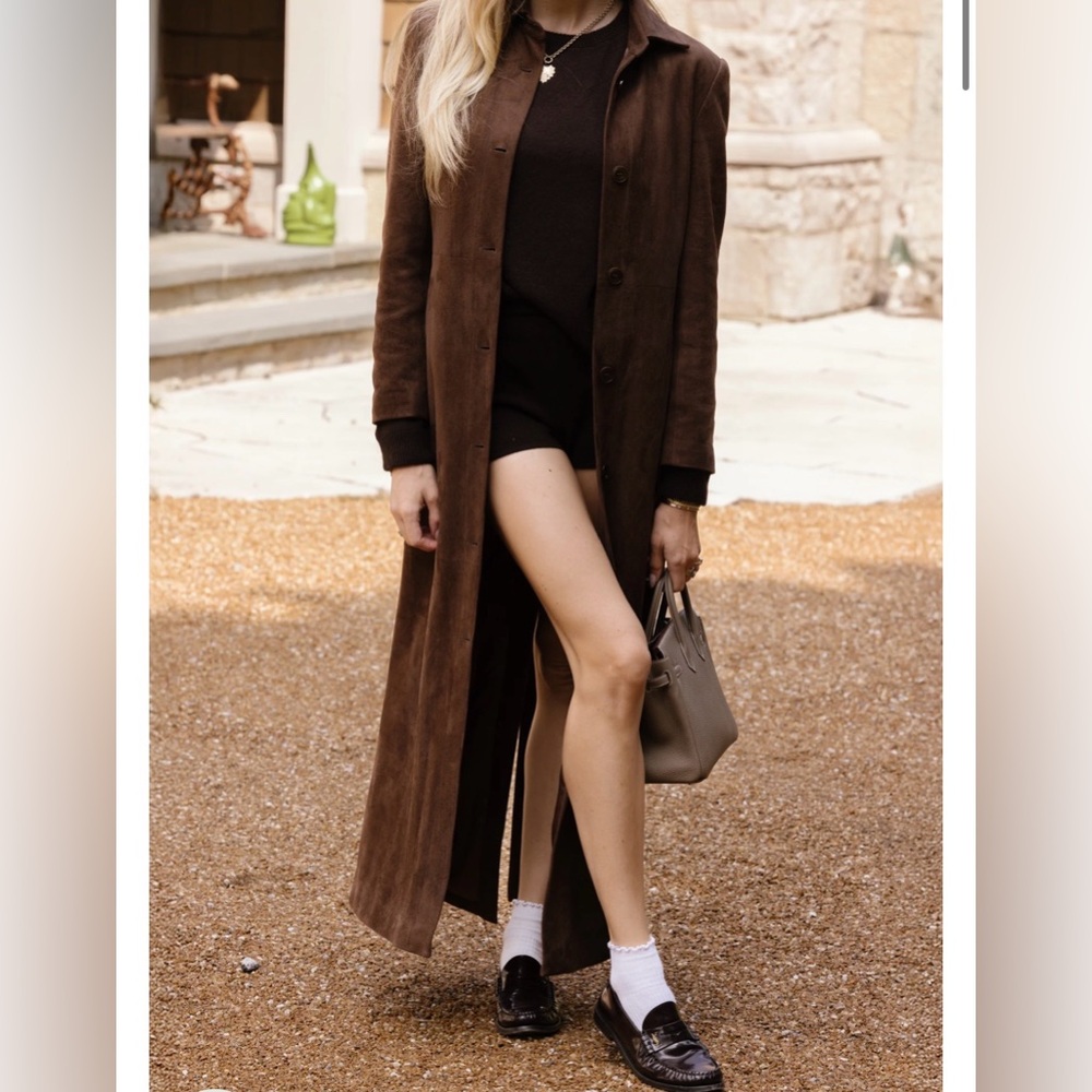 Elegant Brown Trench Coat